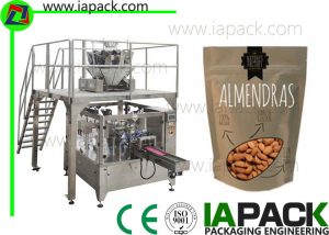 110g Nuts Pouch Grain Packing Machine Form Punan ang Seal Packaging