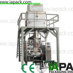 4.5 kw rice granule packing machine pneumatic control speed 45 bags / min