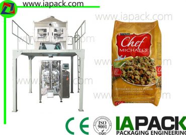 automatic vertical packing machine 500g pet food packing machine sa 90 pakete matag min