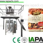 Gusset bags doypack packing machine 200g - 500g nuts 50 bags / min