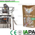 pet biscuits granule packing machine, rotary packing machine 380V 3 phase