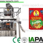 Ang potato chips packing machine nagbarog sa pouch nga zipper filler sealer