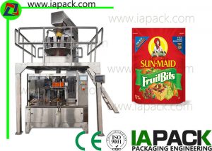 Ang Potato Chips Packing Machine Nagbutang sa Pouch Zipper Filler Sealer