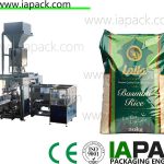 Ang premade rice open mouth bagging machine automatic bag placer