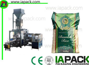 Ang premade rice open mouth bagging machine automatic bag placer