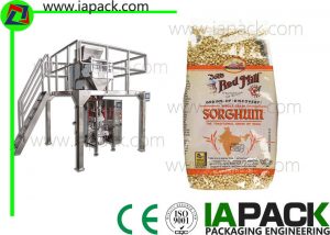 Punch Grain Packaging Machine 1500 Watt Awtomatik nga adunay Multihead Weigher