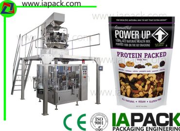 automatic nuts doypack packing machine nga may zipper