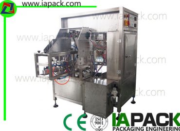 laminated film premade pouch packing machine speed 15 bags / min