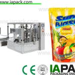 rotary fruit juice packaging machine liquid nga pagpuno sa energy saving