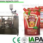 tomato paste packing machine, poly nga pouch packing machine PLC control